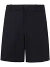 Emporio Armani Bermuda Trousers In Black