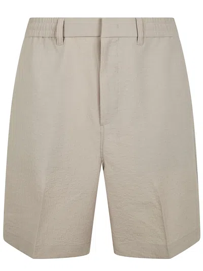Emporio Armani Bermuda Trousers In Neutrals