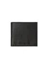 Emporio Armani Man Wallet Black Size - Cow Leather In Black