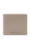 Emporio Armani Bi-fold Wallet In Grey