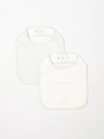 Emporio Armani Babies' Bib Kids  In White