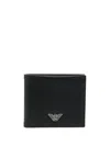 Emporio Armani Bifold Wallet In Brown