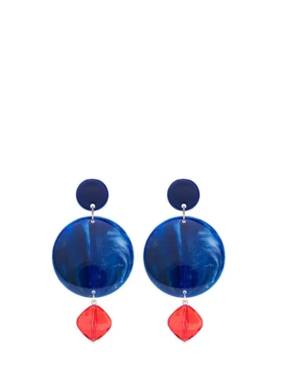 Emporio Armani Bijoux In Navy/rosso