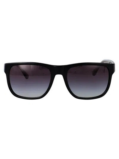 Emporio Armani Black Acetate Sunglasses