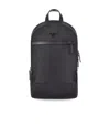 Emporio Armani Men's Asv Recycled Nylon Backpack In Black
