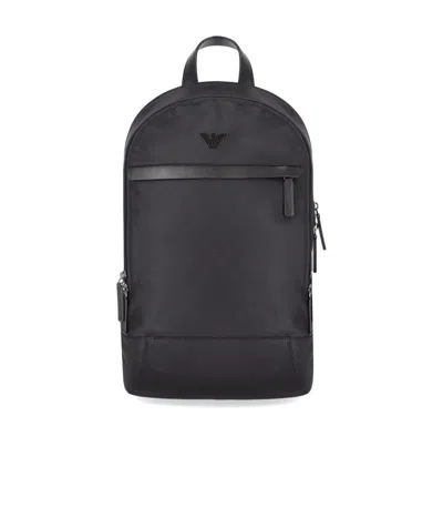 Emporio Armani Black Backpack