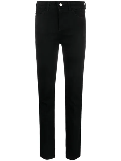EMPORIO ARMANI BLACK BLACK DENIM COTTON JEANS