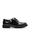 Emporio Armani Black Casual Business Shoes In Black