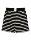 Emporio Armani Ribbed Texture Elasticated Waistband Shorts