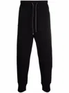 Emporio Armani Comfortable Trousers Featuring Elastic Waistband In Black