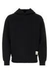 Emporio Armani Logo Rib-knit Trim Hoodie