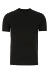 EMPORIO ARMANI BLACK COTTON T-SHIRT