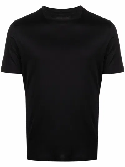 EMPORIO ARMANI BLACK CREWNECK T-SHIRT