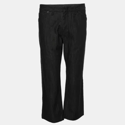 Pre-owned Emporio Armani Black Denim Capri Jeans M