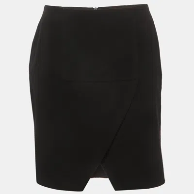 Emporio Armani Black Gabardine Pencil Skirt