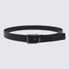 Emporio Armani Black Leather Belt