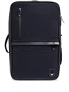 Emporio Armani Top Handle Strap Backpack With Front Zip In Black