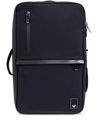Emporio Armani Black Logo Backpack