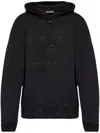Emporio Armani Black Logo Print Hoodie