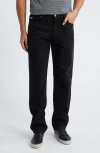 Emporio Armani Black Lyocell & Cotton Twill 5-pocket Pants In Black