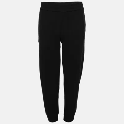 Pre-owned Emporio Armani Black Modal Blend Jogger Pants Xl