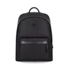 Emporio Armani Men's Logo Nylon Backpack In Black