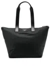 Emporio Armani Black Nylon Tote Bag