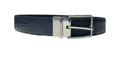 Emporio Armani Black Reversible Belt