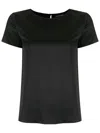 Emporio Armani Silk Blouse In Black