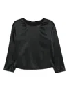 Emporio Armani Top  Woman Color Black In Blue