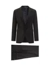 Emporio Armani Black Single-breasted Blazer  In Black