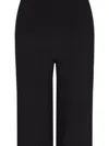 Emporio Armani Capsule Straight Leg Trousers In Black