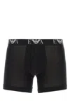 Emporio Armani Set Di Boxer In Cotone Nero Uomo