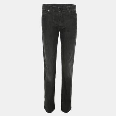 Pre-owned Emporio Armani Black Stretch Denim Jude Sexy Fit Jeans S