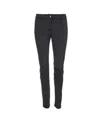 Emporio Armani Straight Casual Pants In Black