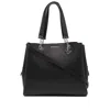 Emporio Armani Pebbled-effect Logo-plaque Tote Bag In Black