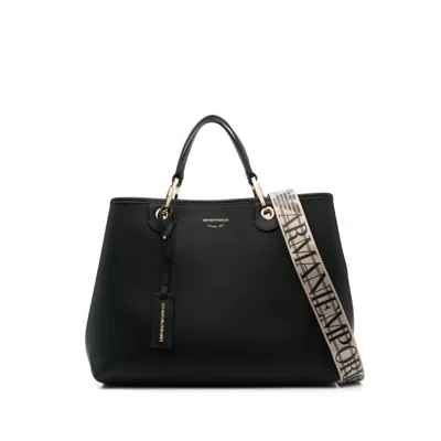 Emporio Armani Black Tote Bags