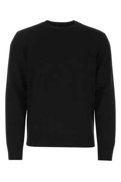 Emporio Armani Black Wool Sweater