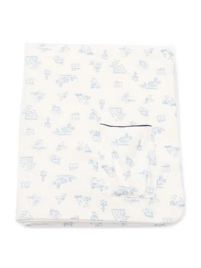 Emporio Armani Kids'  Blanket In White