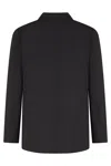 Emporio Armani Single-breasted Two-button Jacket In Blue