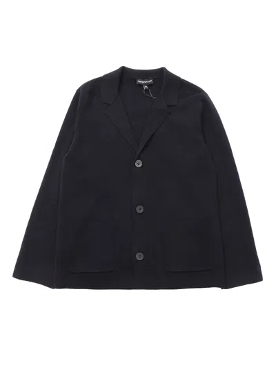 Emporio Armani Kids' Blazer In Black