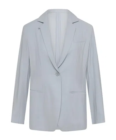 Emporio Armani Blazer In Blue