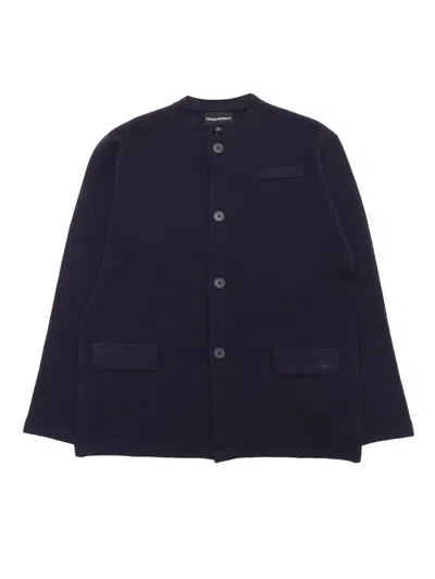 Emporio Armani Kids' Blazer In Blue