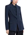 Emporio Armani Blazer In Dark Navy
