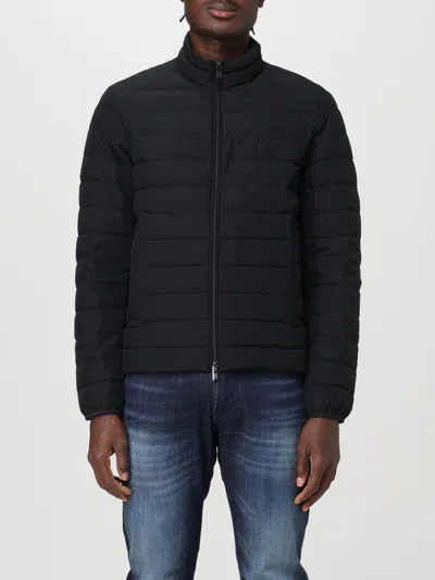 Emporio Armani Nylon Padded Jacket In Black
