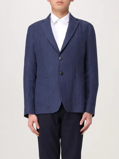 Emporio Armani Blazer  Men Color Blue