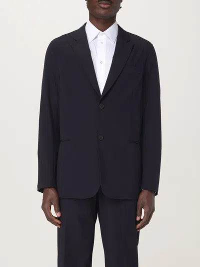 Emporio Armani Single-breasted Blazer In Black