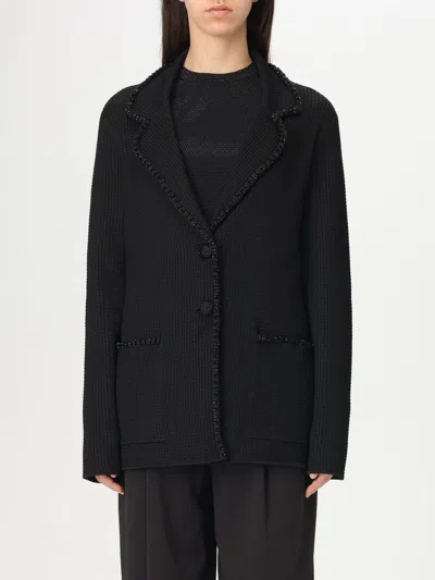 EMPORIO ARMANI BLAZER EMPORIO ARMANI WOMAN COLOR BLACK,G71968002