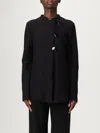 Emporio Armani Long Sleeve Casual Jacket In Black