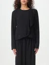 Emporio Armani Top  Woman Color Black In Black